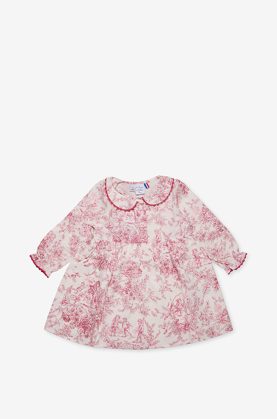 LES SONGES DE CELESTE Robe bébé en toile de jouy Celeste Bébé ROSE 1