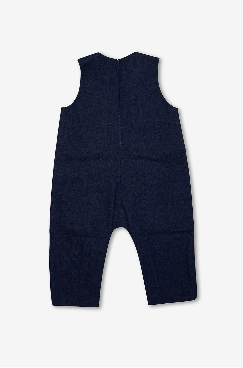 LES SONGES DE CELESTE Combinaison bébé sans manches en denim Bébé BLEU FONCE 2