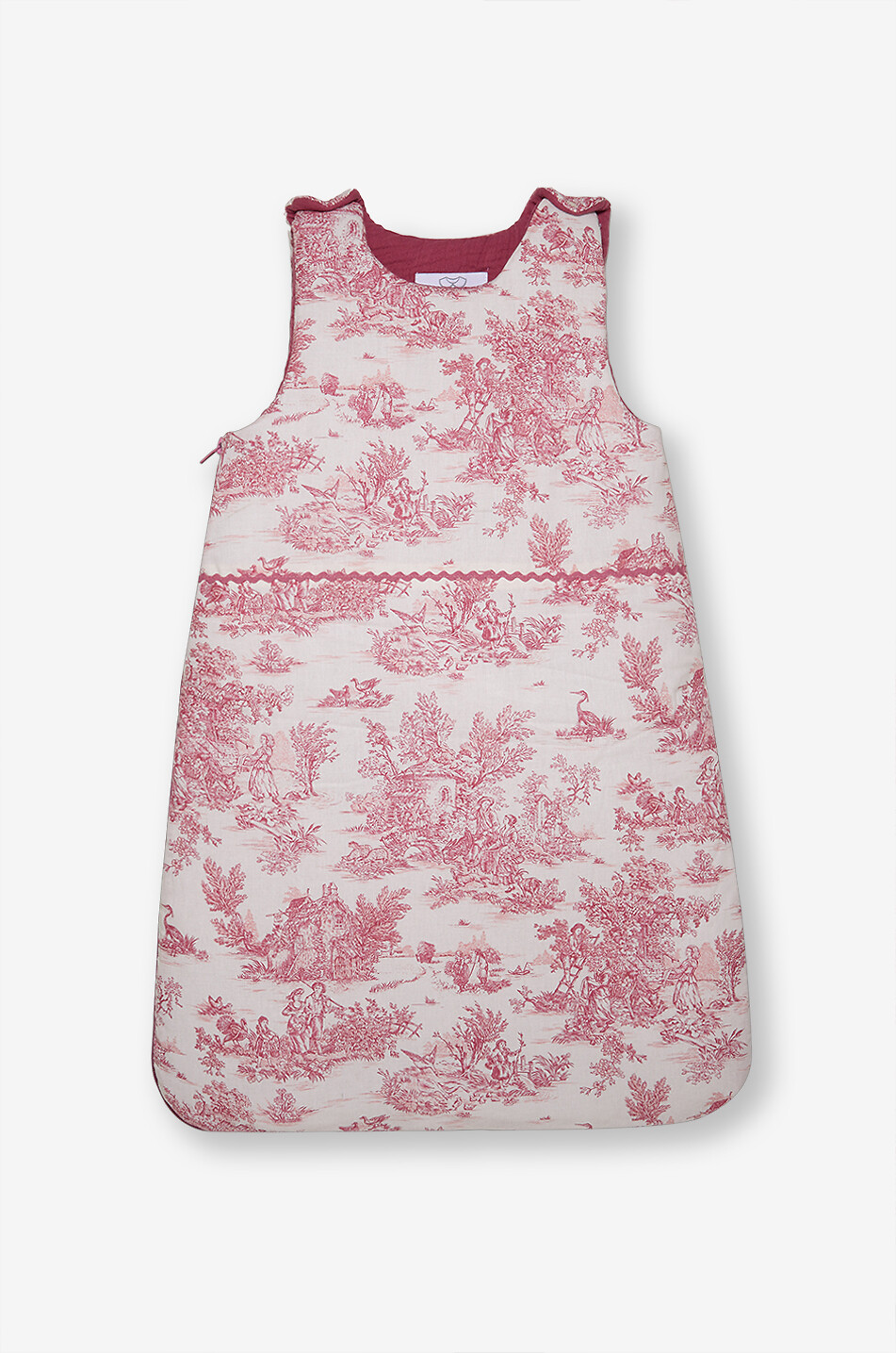 Baby sleeping bag in toile de Jouy
