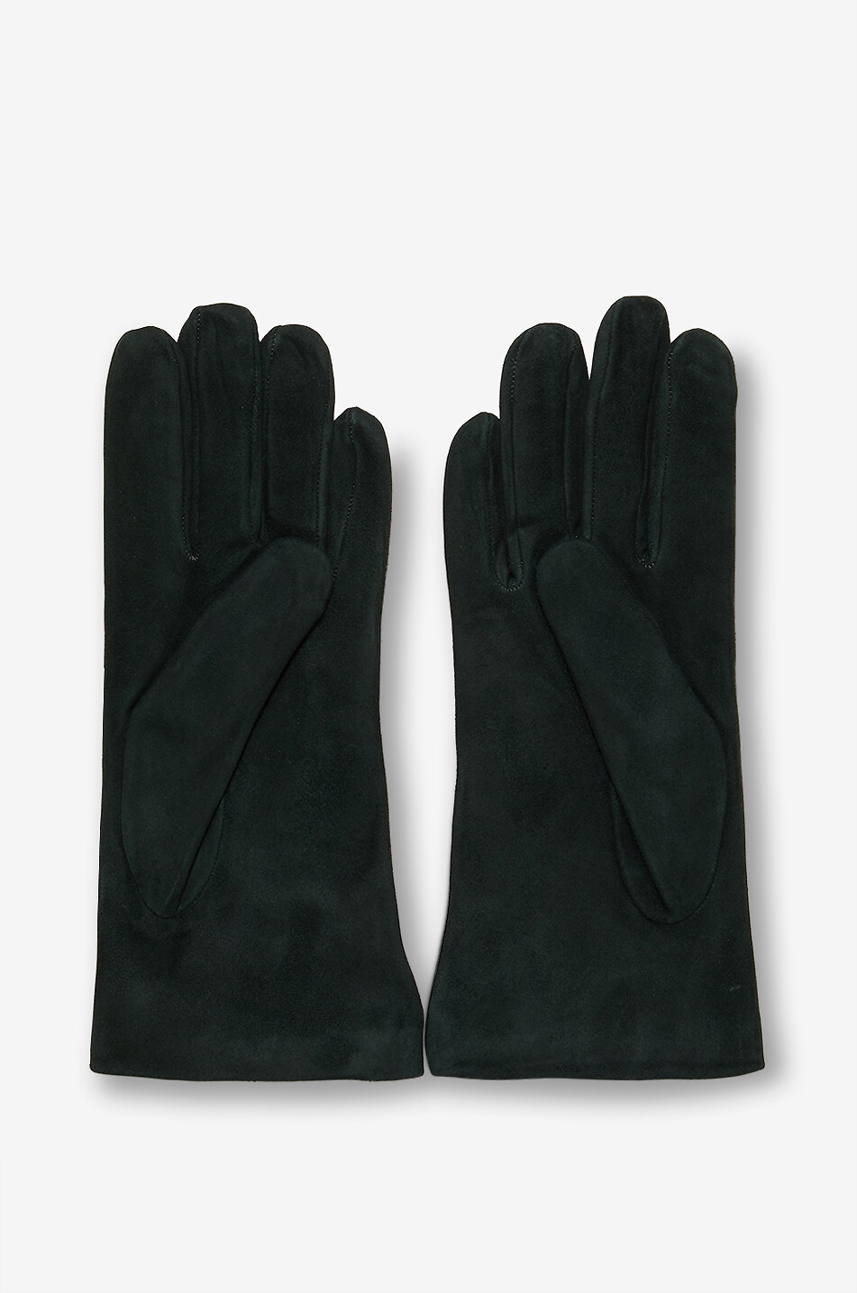 Cashmere lined nappa leather gloves - SERMONETA GLOVES - DARK RED