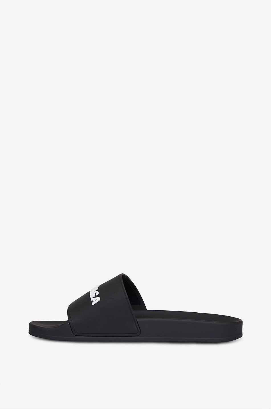BALENCIAGA Pool Slide logo-adorned pool slides Men BLACK 3