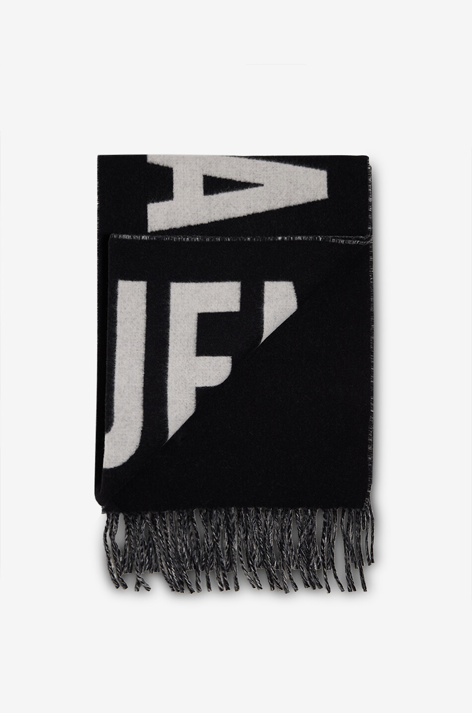 JACQUEMUS Écharpe tissée en laine L'écharpe Jacquemus Homme NOIR 2