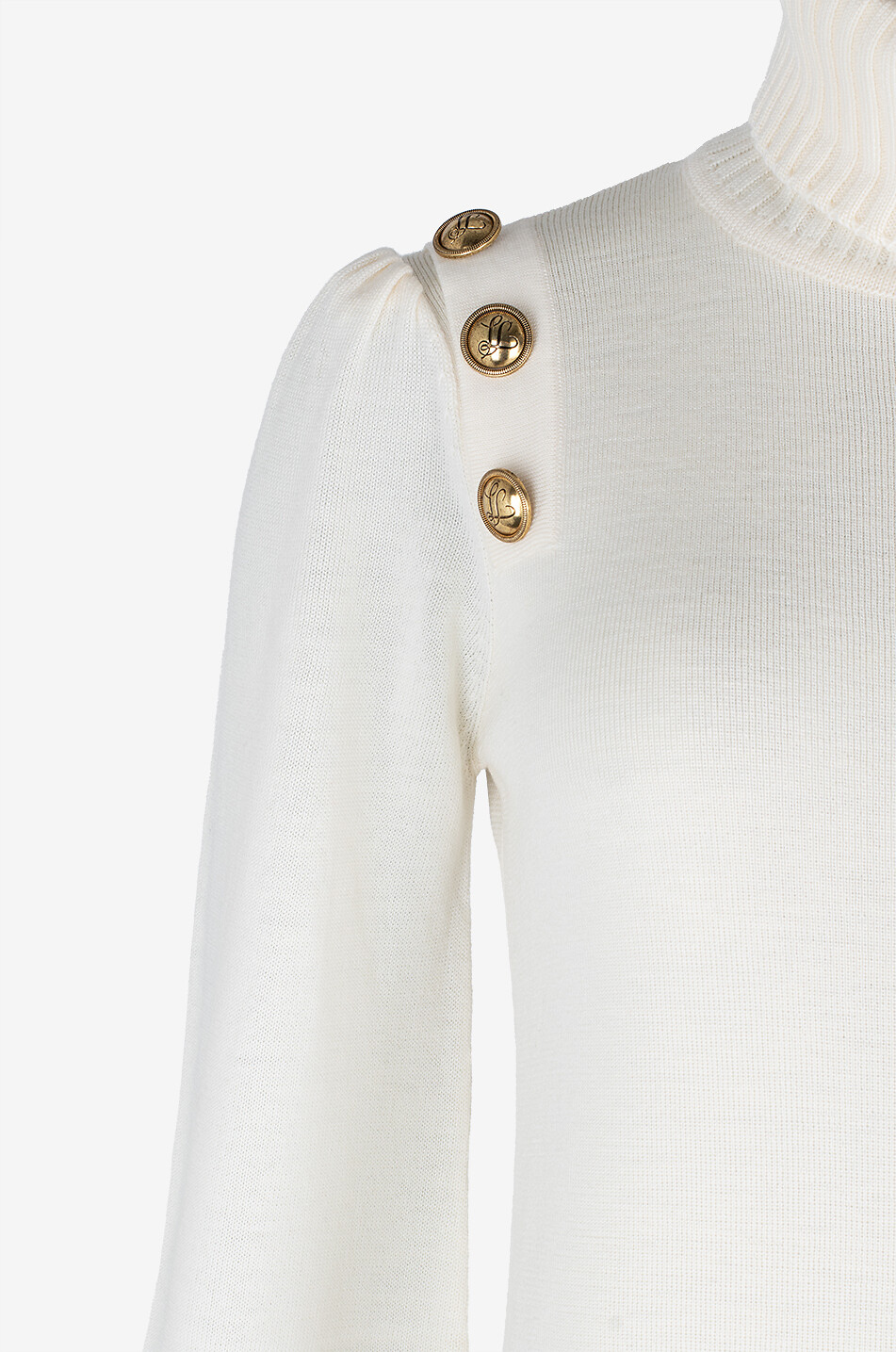 LUISA SPAGNOLI Moduno short knit wool dress Women Light beige 3