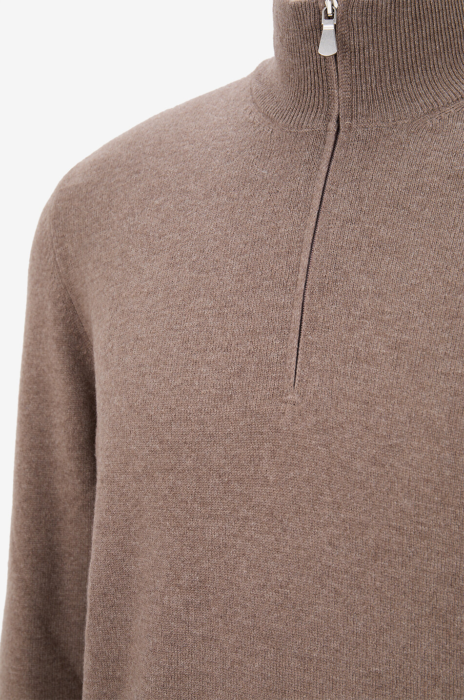 GRAN SASSO Pullover mit Stehkragen aus Schurwolle Viskose und Kaschmir Herren MITTELBRAUN 3