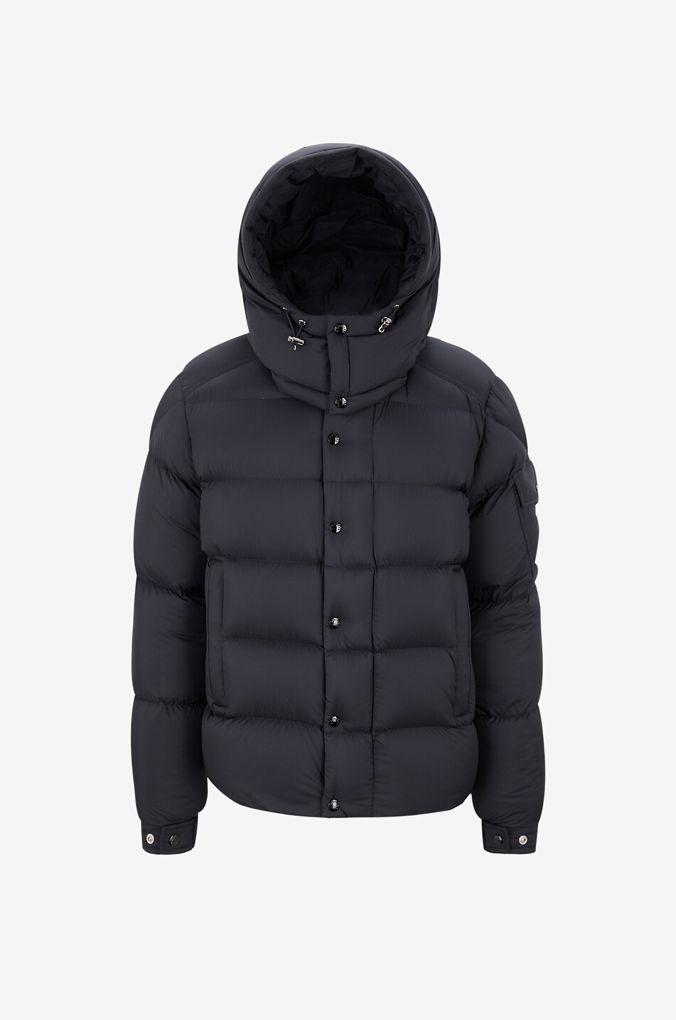 MONCLER Kurze Daunenjacke aus mattem Nylon Moncler Maya 70 Herren SCHWARZ 1
