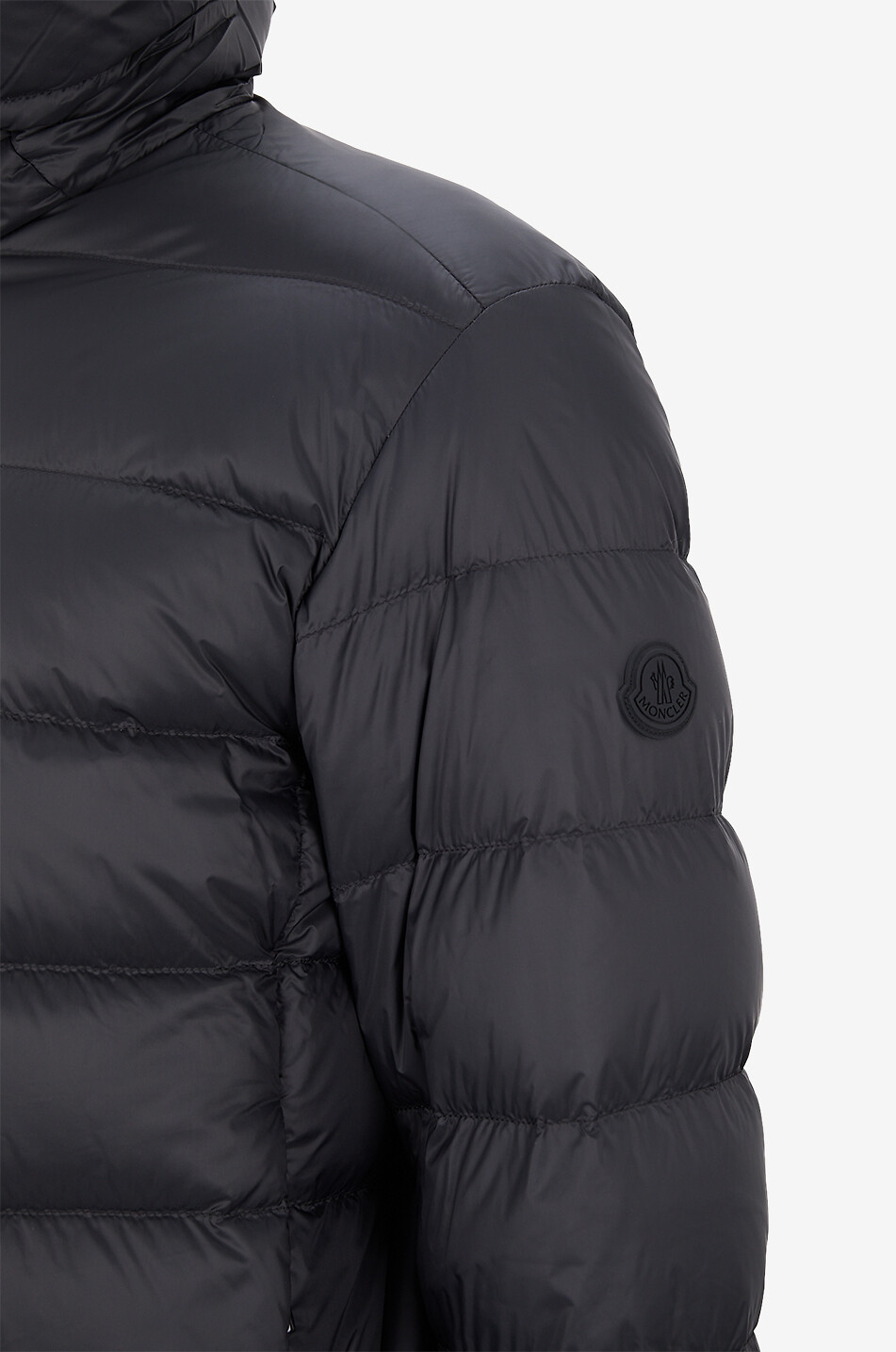MONCLER Erdon short lightweight down jacket with hood Men BLACK 3