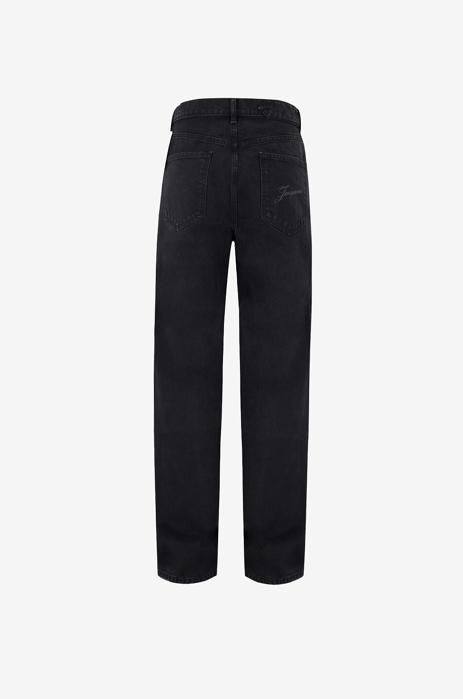JACQUEMUS Jean droit décontracté Le de-Nîmes Droit Black Homme NOIR 2