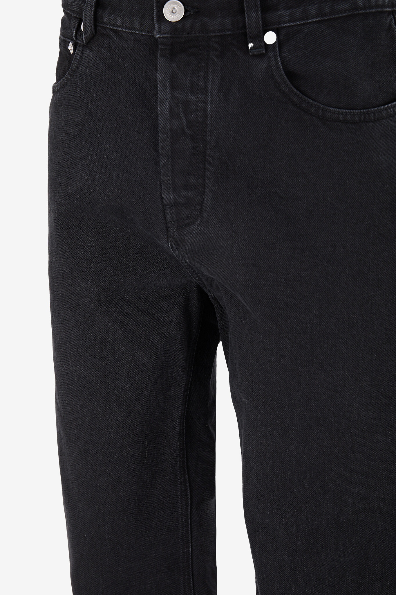 JACQUEMUS Jean droit décontracté Le de-Nîmes Droit Black Homme NOIR 3