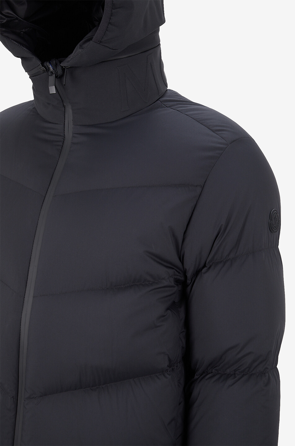 MONCLER Kurze Daunenjacke mit Kapuze Forez Herren SCHWARZ 3