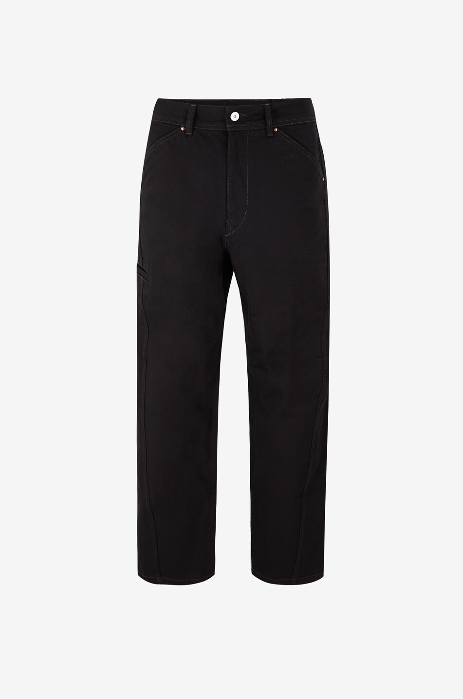 LEMAIRE】TWISTED CHINO PANTS BLACK 48 Lemaire Twisted Workwear