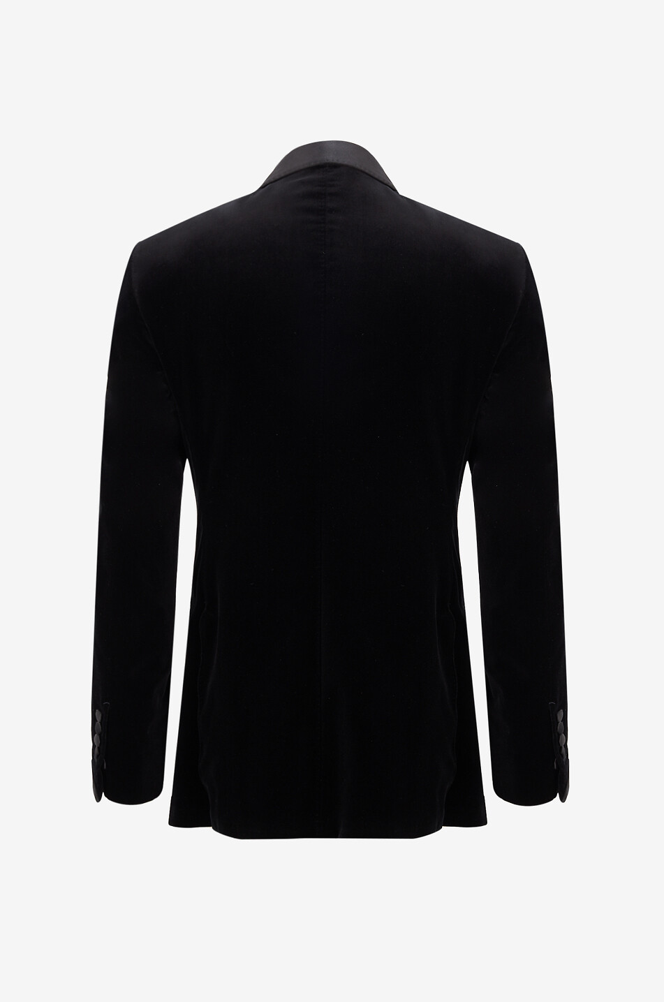 TOM FORD Smokingjacke aus Samt und Satin mit Schalkragen Shelton Herren SCHWARZ 2