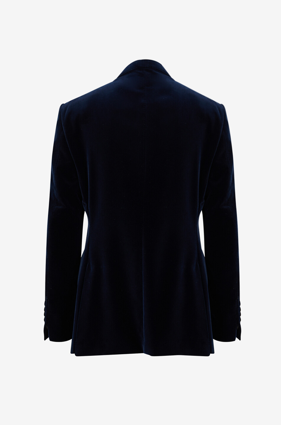 TOM FORD Veste de smoking en velours et satin Shelton Homme BLEU FONCE 2