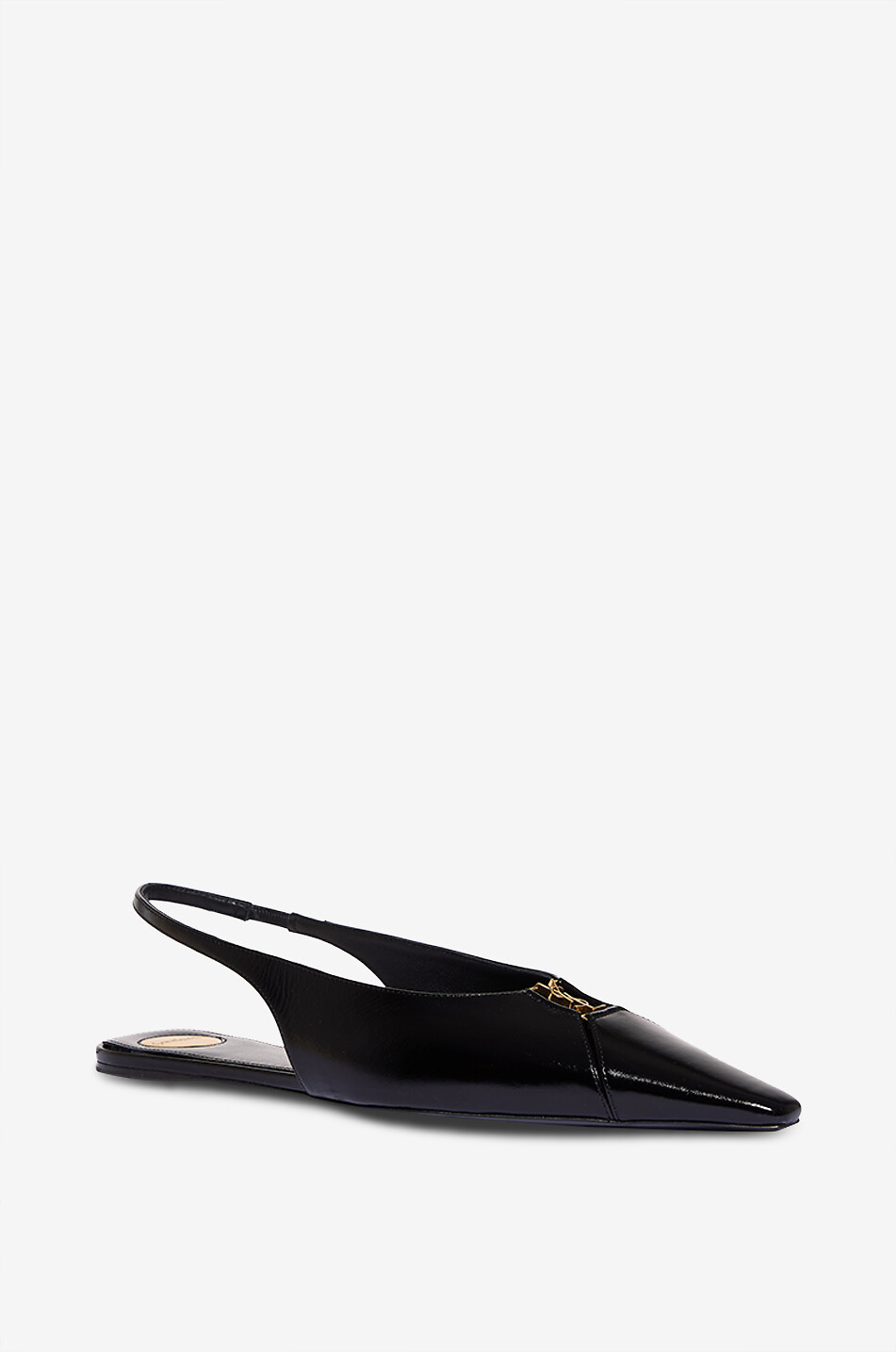 Babylone nappa leather slingback ballet flats