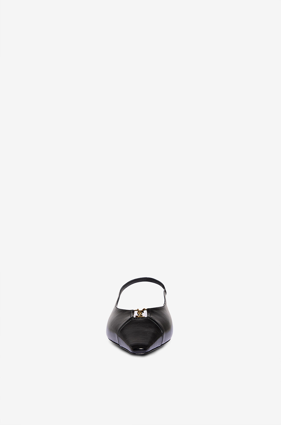 SAINT LAURENT PARIS Babylone nappa leather slingback ballet flats Women BLACK 2