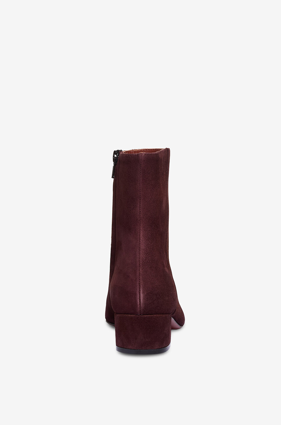 BONGENIE Wildleder-Stiefeletten mit Blockabsatz Kaoris Damen DUNKELVIOLETT 4