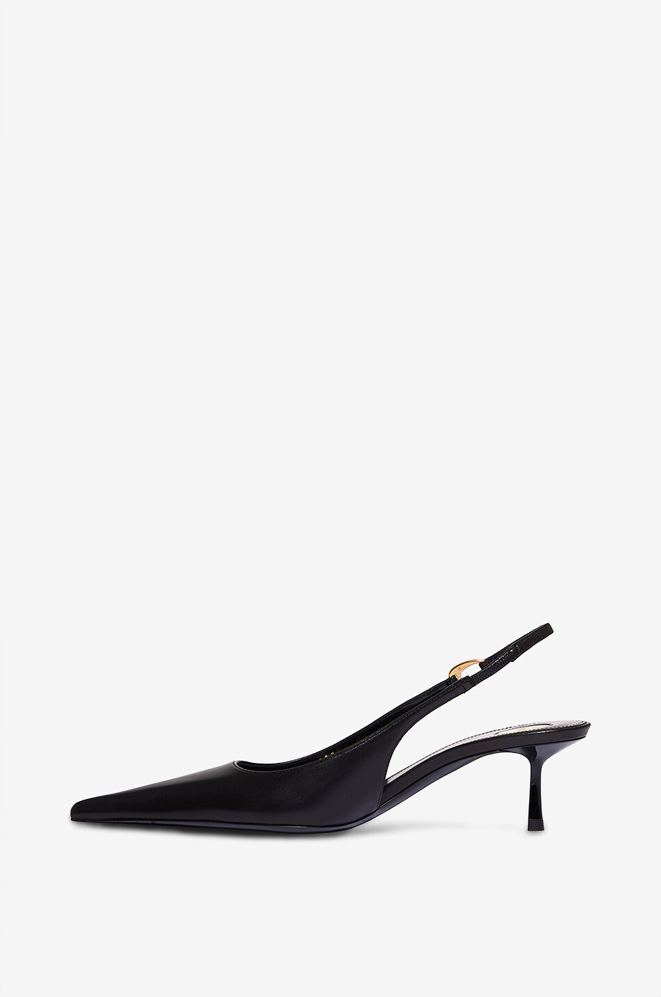 SAINT LAURENT PARIS Vendome 50 nappa leather slingback pumps Women BLACK 3