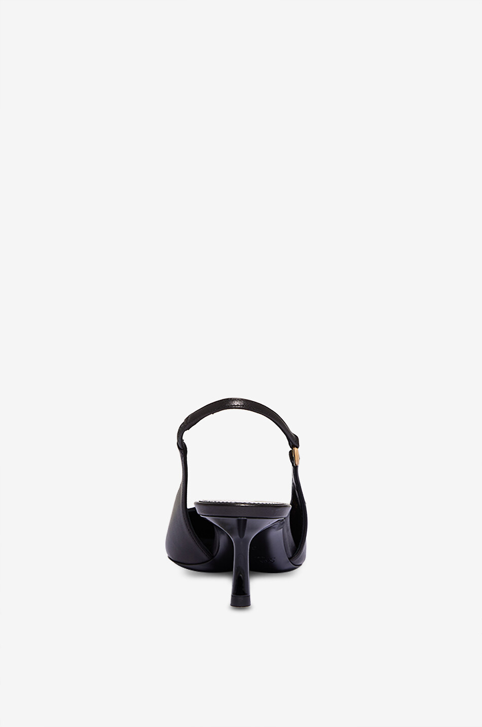 SAINT LAURENT PARIS Vendome 50 nappa leather slingback pumps Women BLACK 4