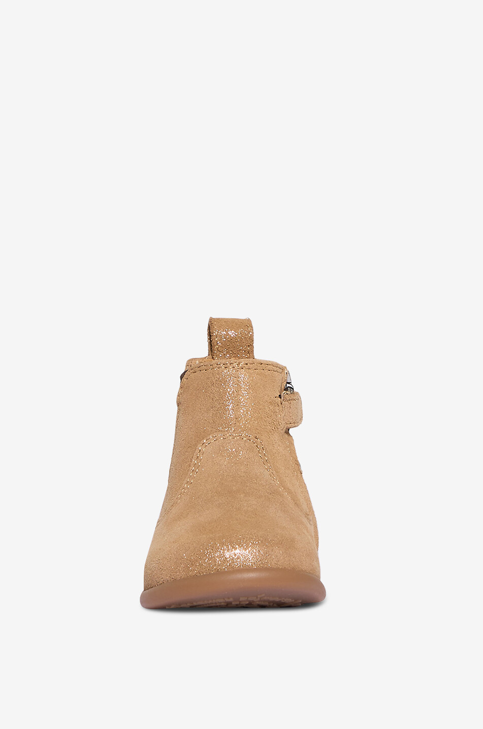 POM D'API Bottines bébé en cuir pailleté Stand-up Jod Bébé BEIGE 2