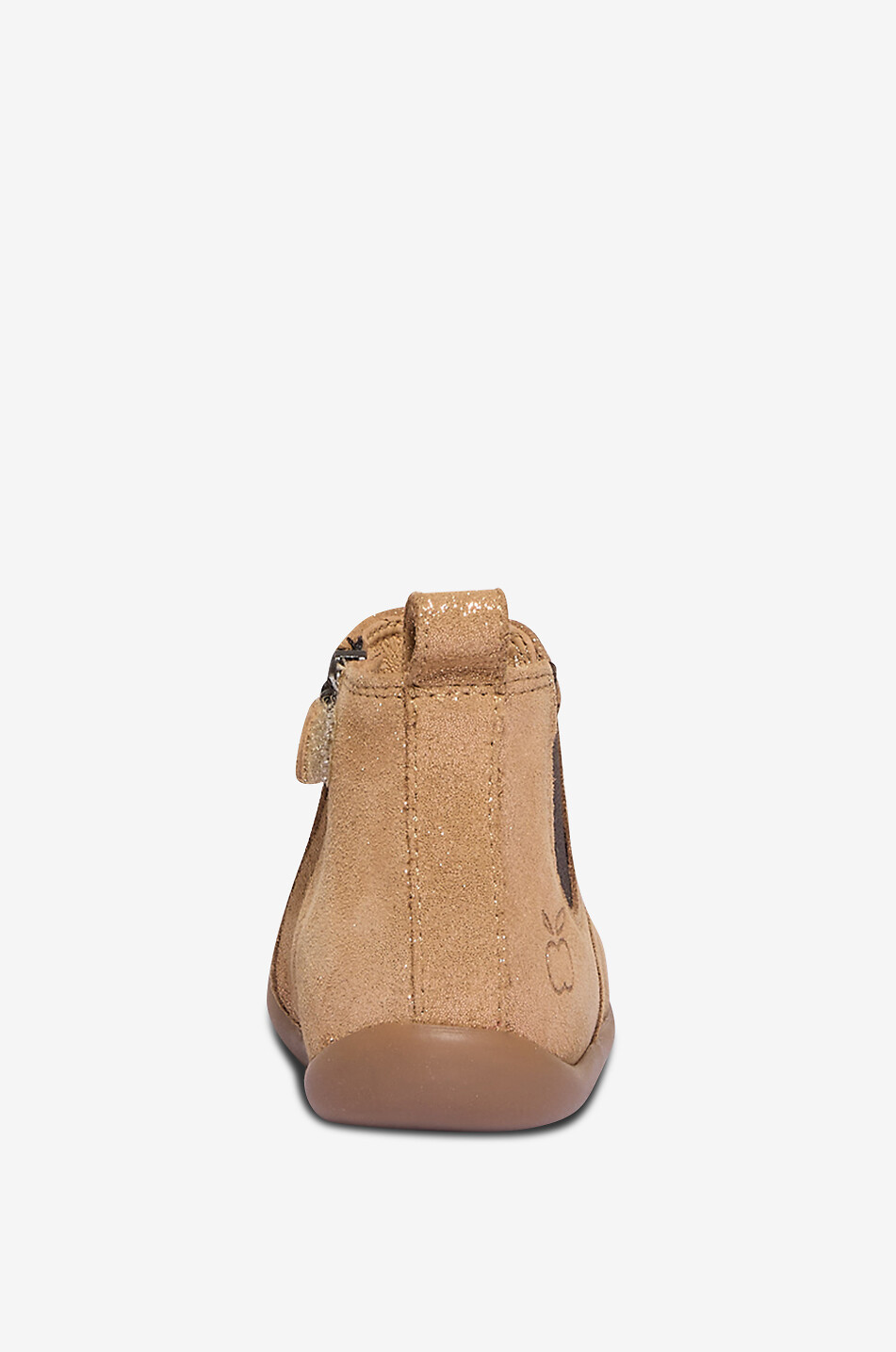 POM D'API Bottines bébé en cuir pailleté Stand-up Jod Bébé BEIGE 4