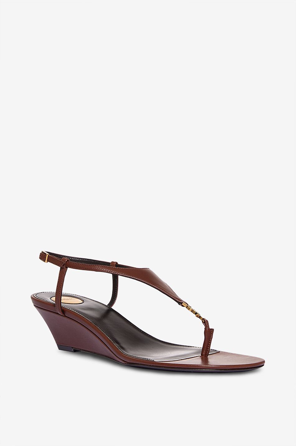 Cassandra 40 nappa leather wedge sandals