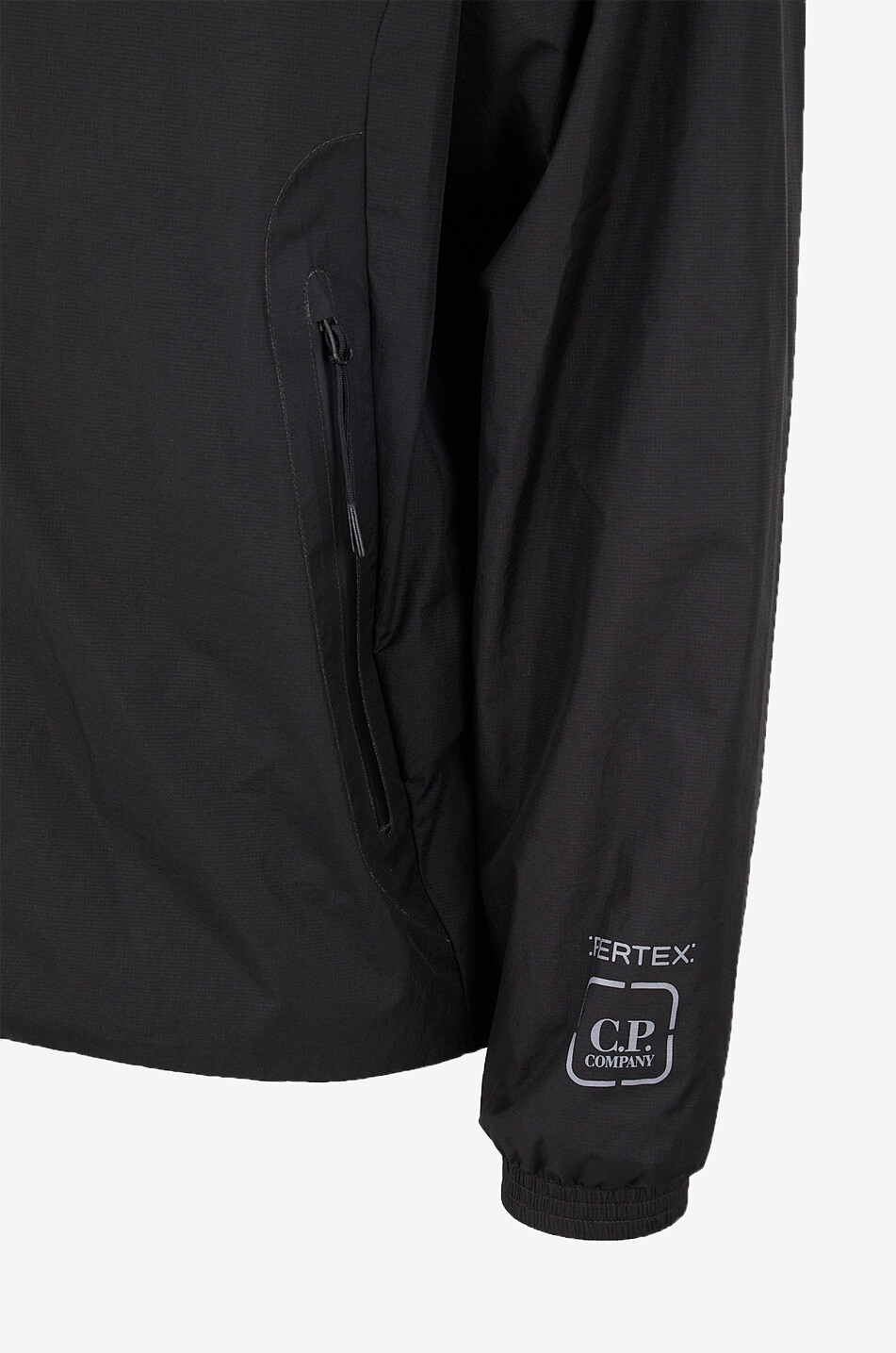 C.P. COMPANY Kurzer Parka aus Pertex-Funktionsgewebe Herren SCHWARZ 3
