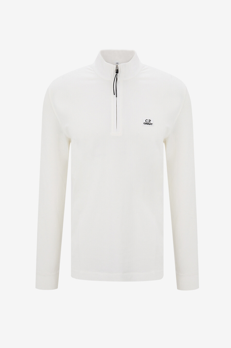 Half-zip long-sleeved polo shirt COMPANY EGGSHELL Bongénie