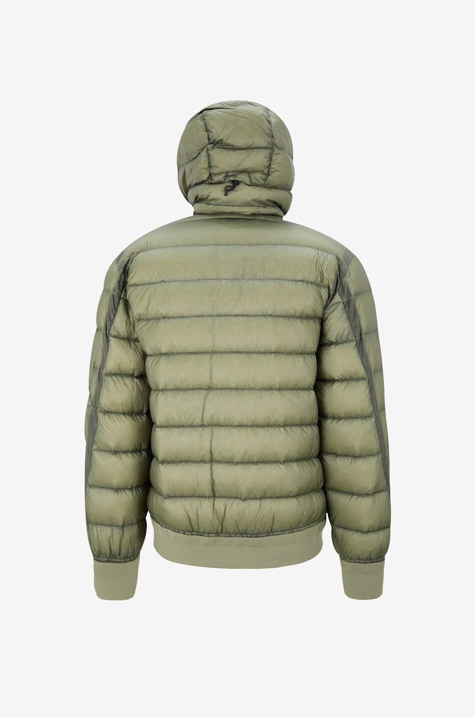 C.P. COMPANY Kurze Daunenjacke aus technischem Gewebe DD-Shell Herren GRÜN 2