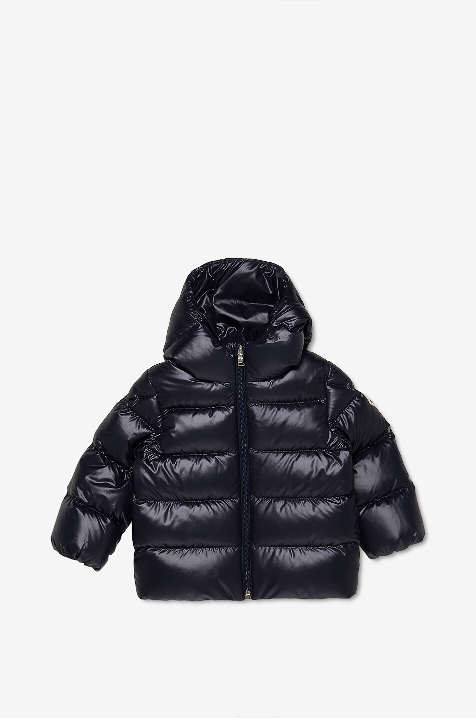 MONCLER Deirdre quilted dungarees and down jacket baby set Baby DARK BLUE 2