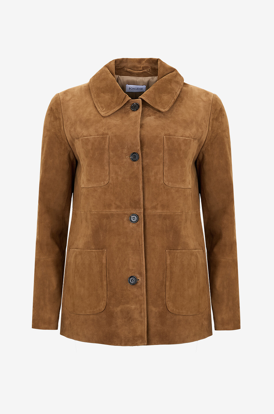 BONGENIE Wildlederjacke Bonnie Damen KAMELFARBEN 1