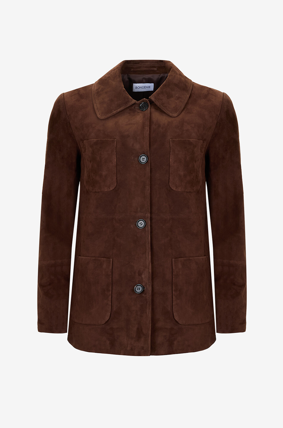 BONGENIE Wildlederjacke Bonnie Damen DUNKELBRAUN 1