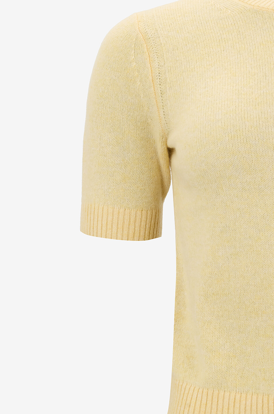 GUEST IN RESIDENCE Sweater Tee short-sleeved cashmere jumper Women YELLOW 3