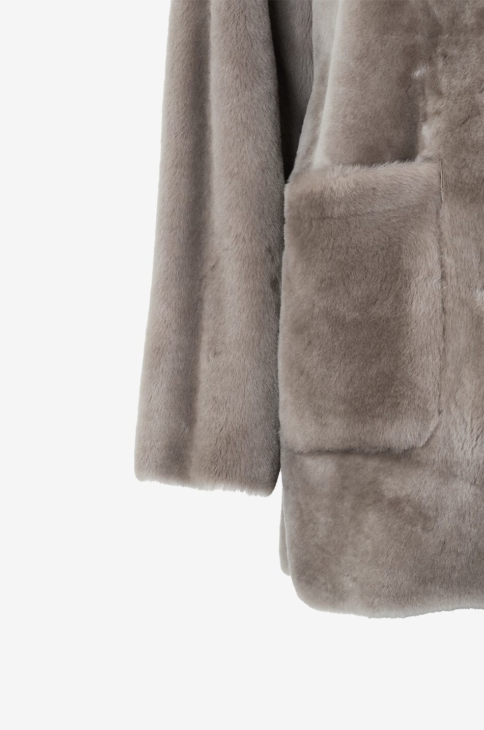 ARMA Ambra reversible shearling mid-length coat Women BEIGE 3