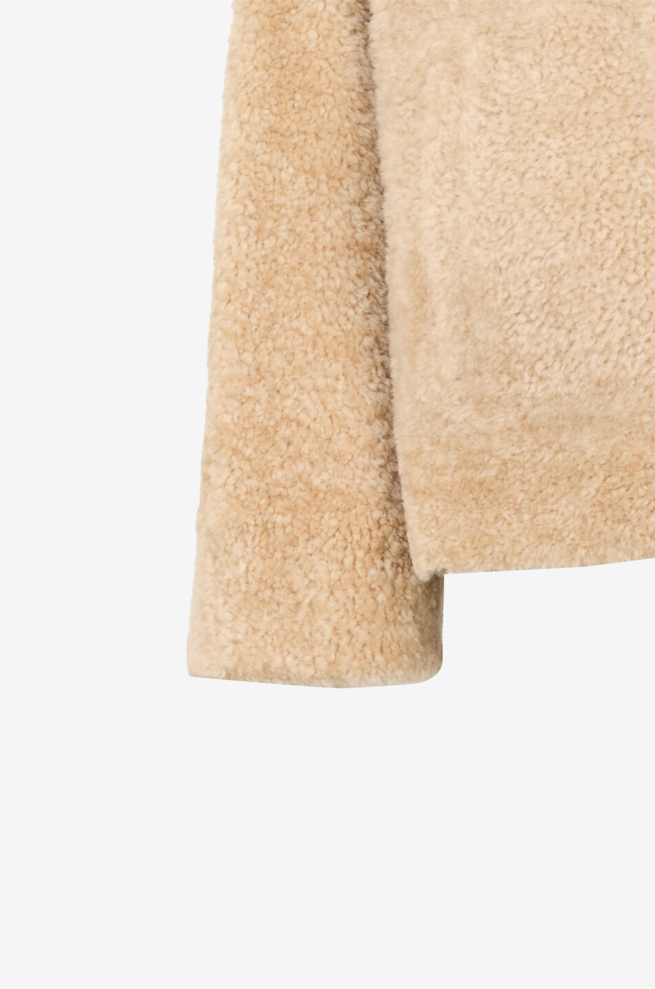 ARMA Kurzer Wendemantel aus Lammfell Teila Damen Hellbeige 3