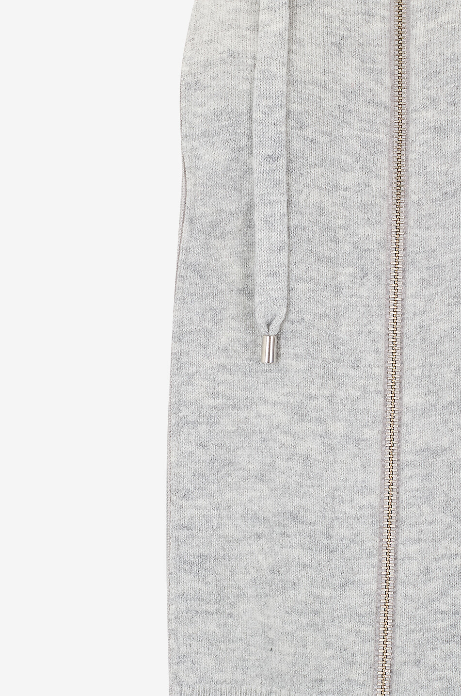 VERONICA BEARD Sweat-shirt à capuche en cachemire Femme GRIS CLAIR 3