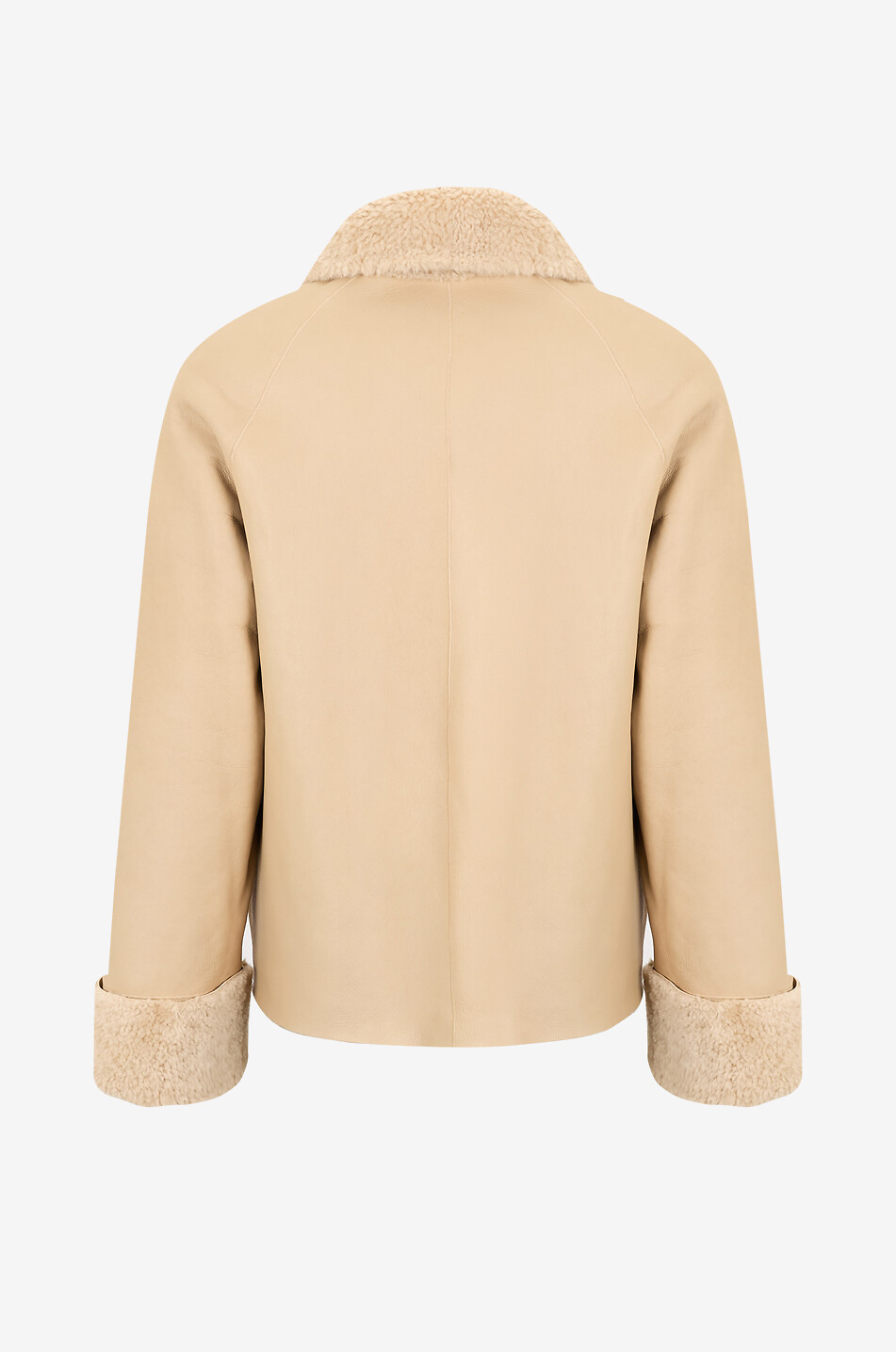 ARMA Kurzer Wendemantel aus Lammfell Teila Damen Hellbeige 6