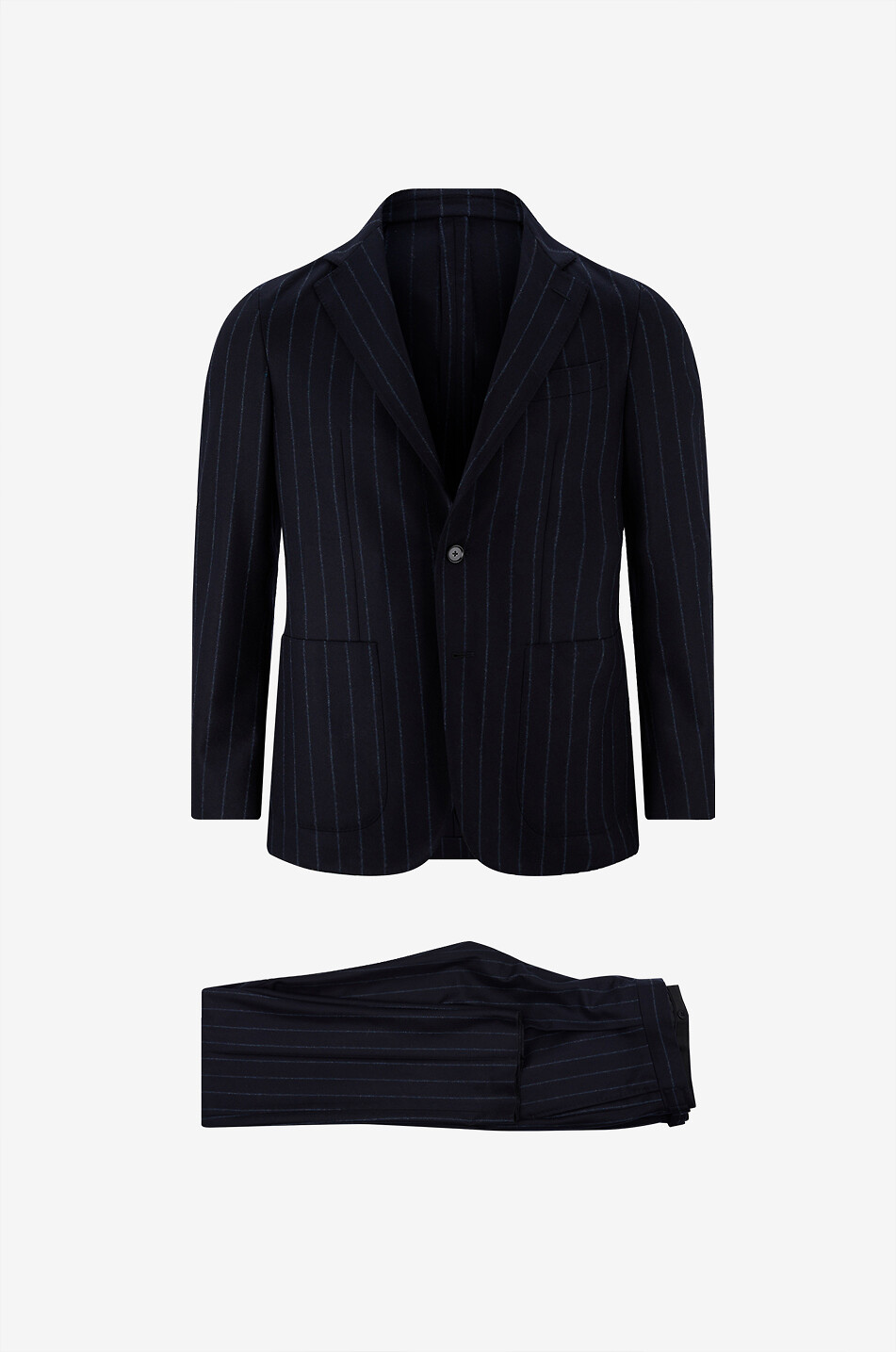 Gestreifter Flanell-Anzug