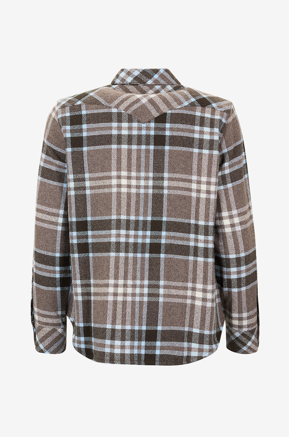 KUJTEN Lumber western plaid shirt Women BROWN 2