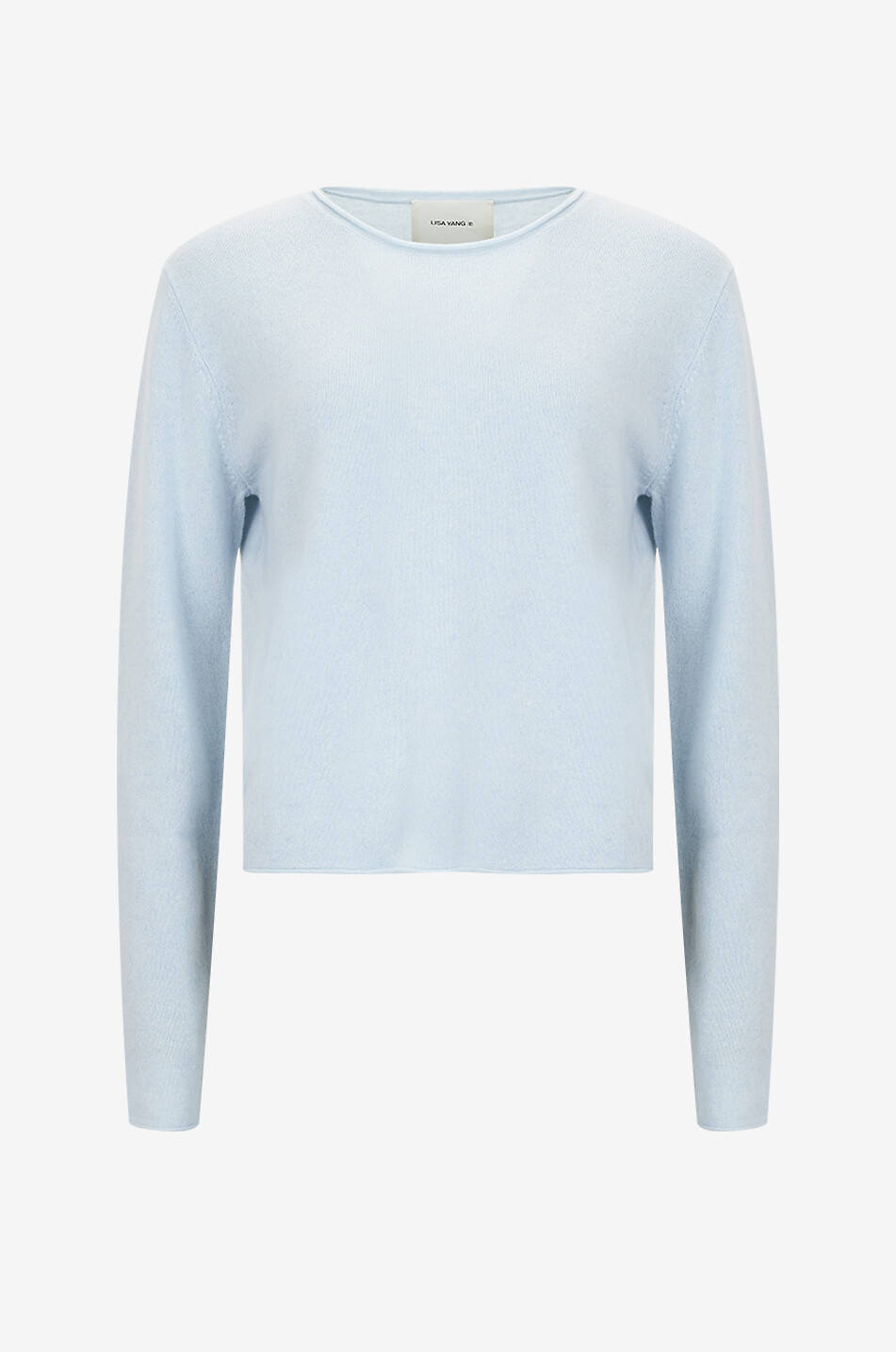 LISA YANG Pull à col rond en cachemire Ida Femme BLEU CLAIR 1