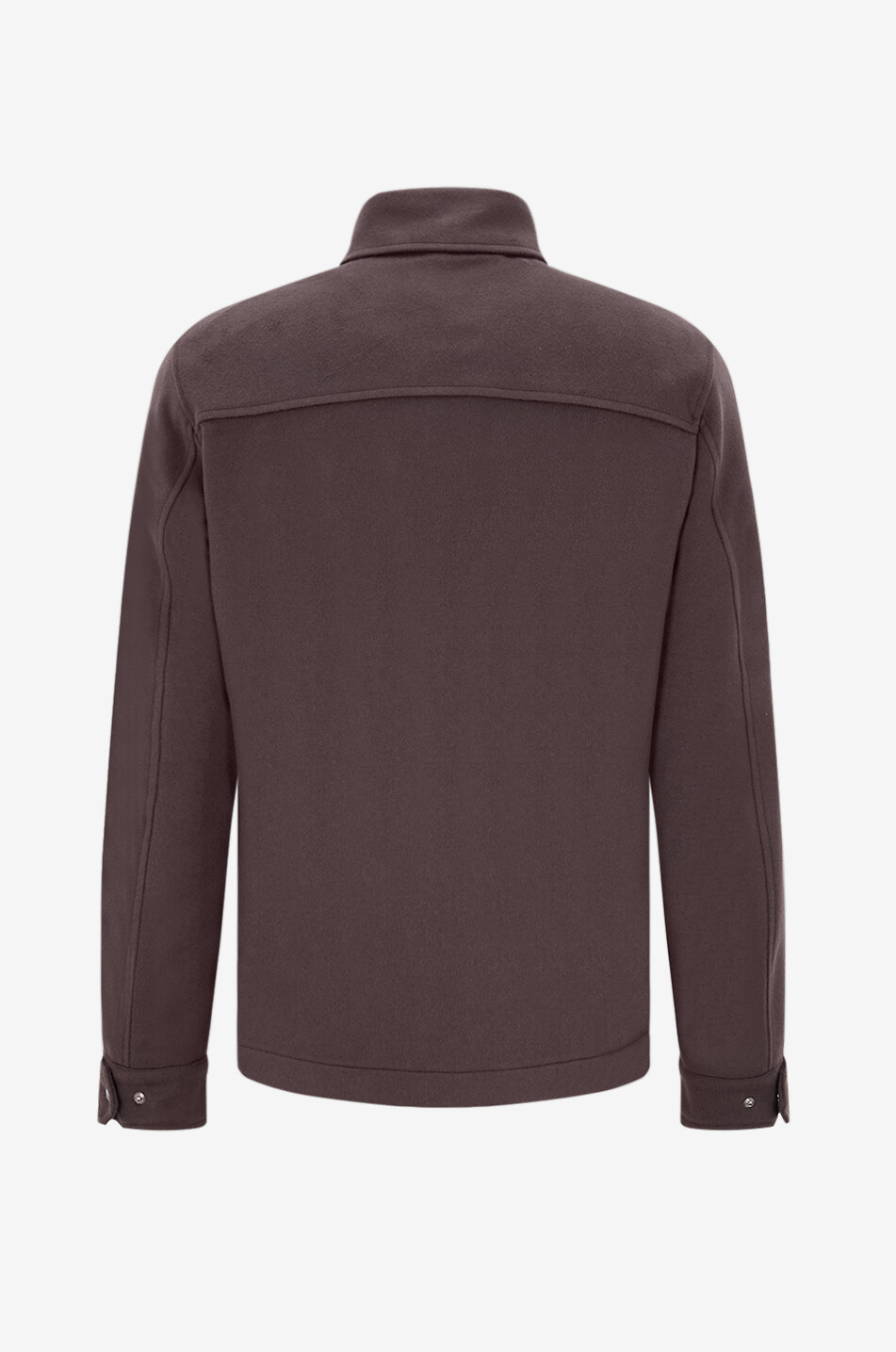 HERNO Langärmeliges Flanellhemd Herren DUNKELBRAUN 2
