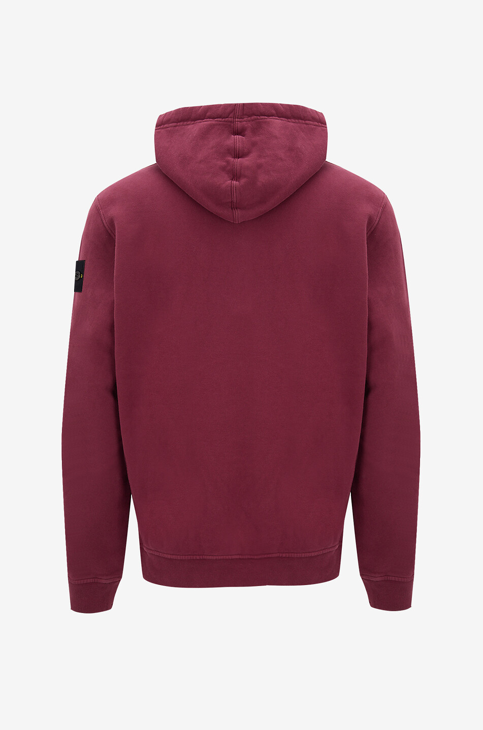 STONE ISLAND Sweat-shirt à capuche 6100029 Brushed Organic Cotton Fleece Homme ROUGE FONCÉ 2