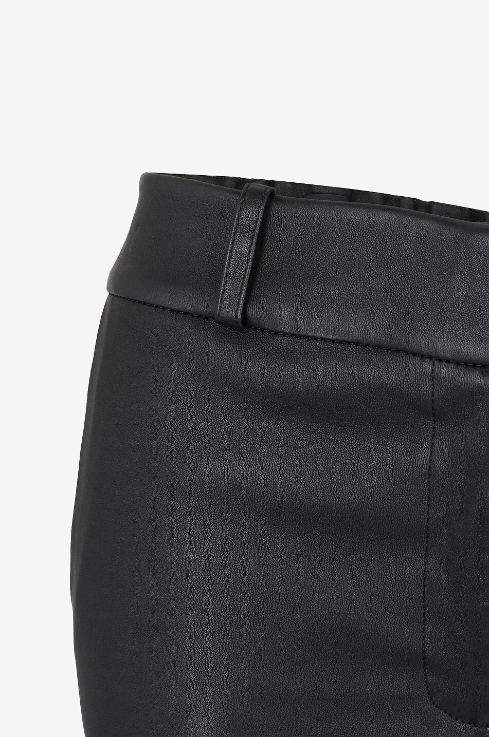 ARMA Glatte Lederhose Slim Jen Damen SCHWARZ 3