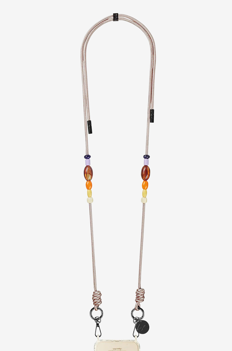 LA COQUE FRANCAISE Verstellbare Smartphone-Kordel mit Perlen Inaya Damen BEIGE 1