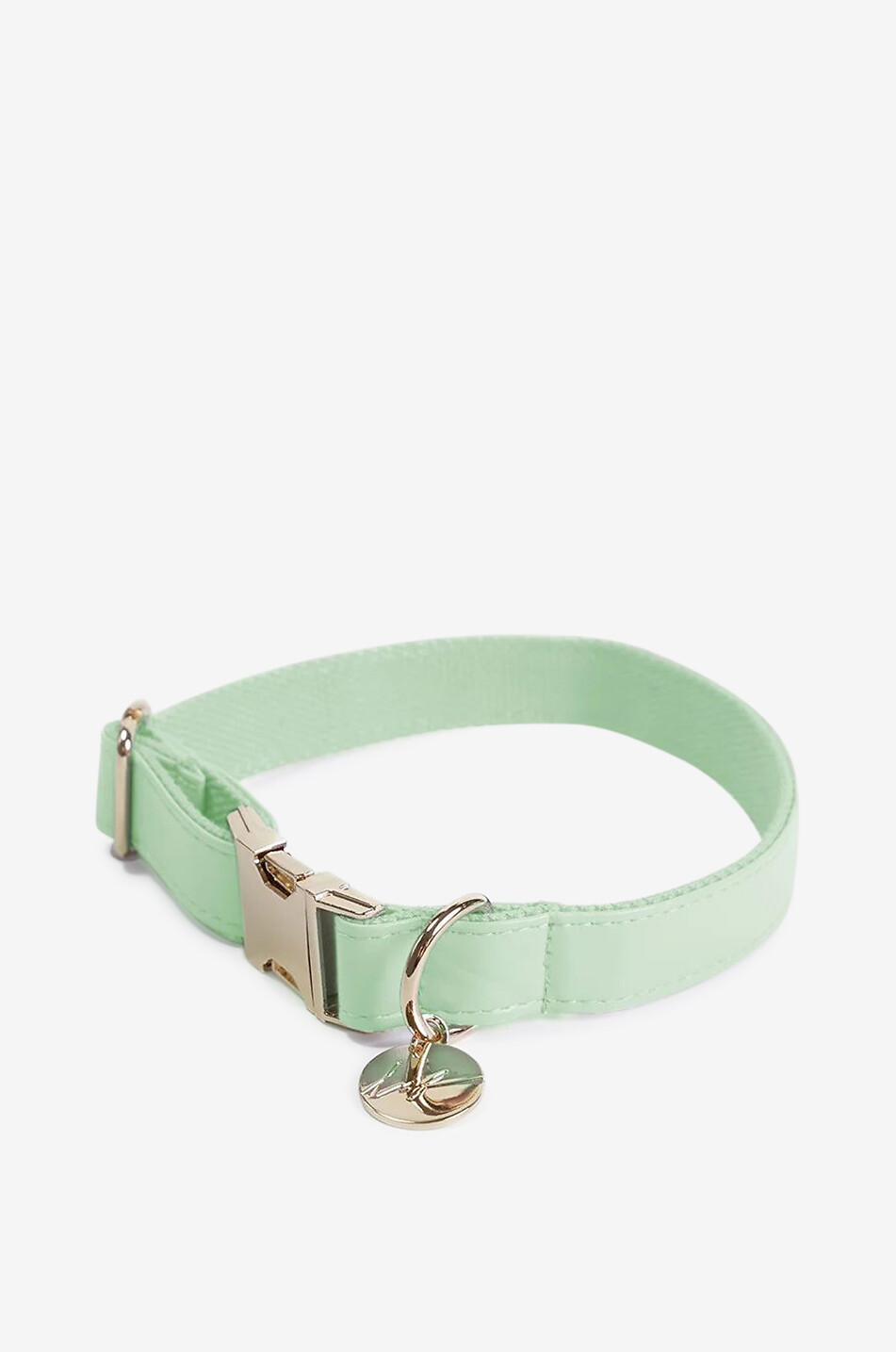 LA COQUE FRANCAISE Collier en tissu taille moyenne Maison VERT 1