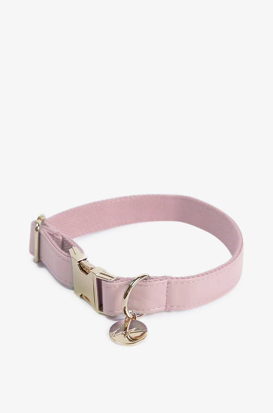 M fabric necklace