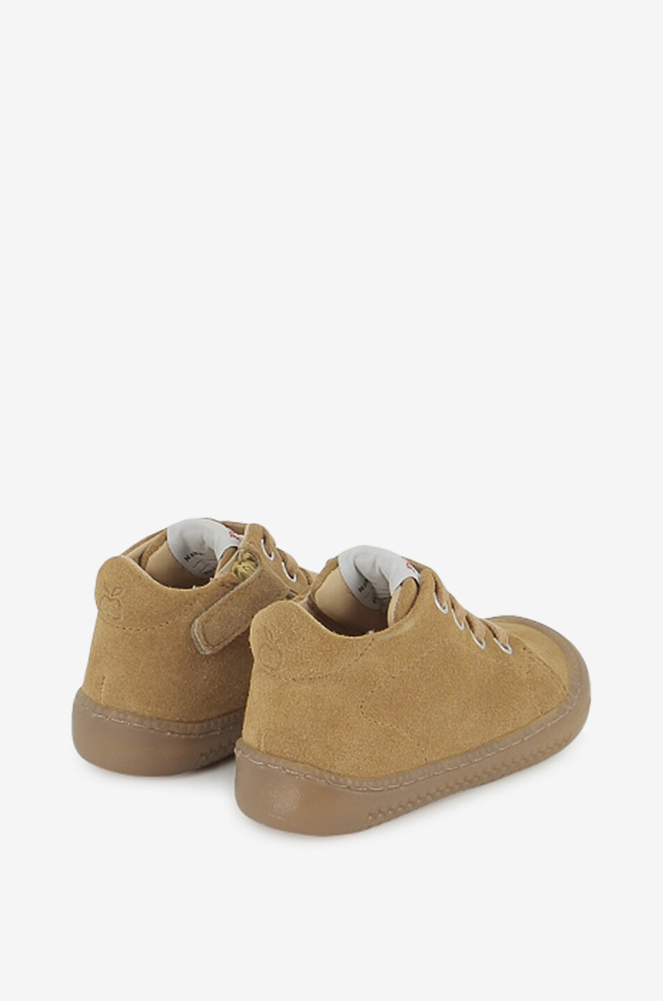 POM D'API Yaka Walk suede baby lace-up ankle boots Baby LIGHT BROWN 3