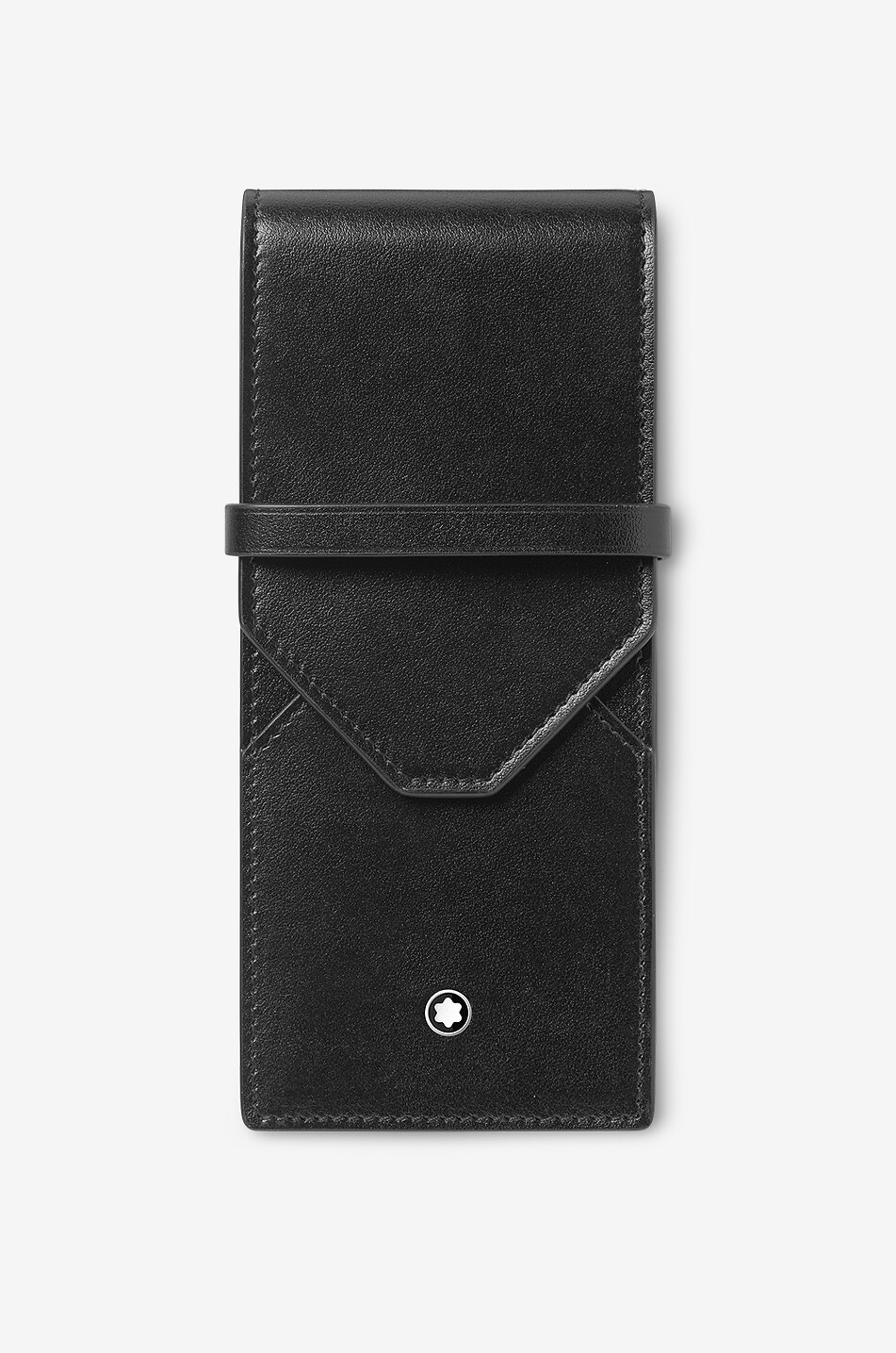 MONTBLANC Lederetui für drei Schreibinstrumente Meisterstück Herren SCHWARZ 1