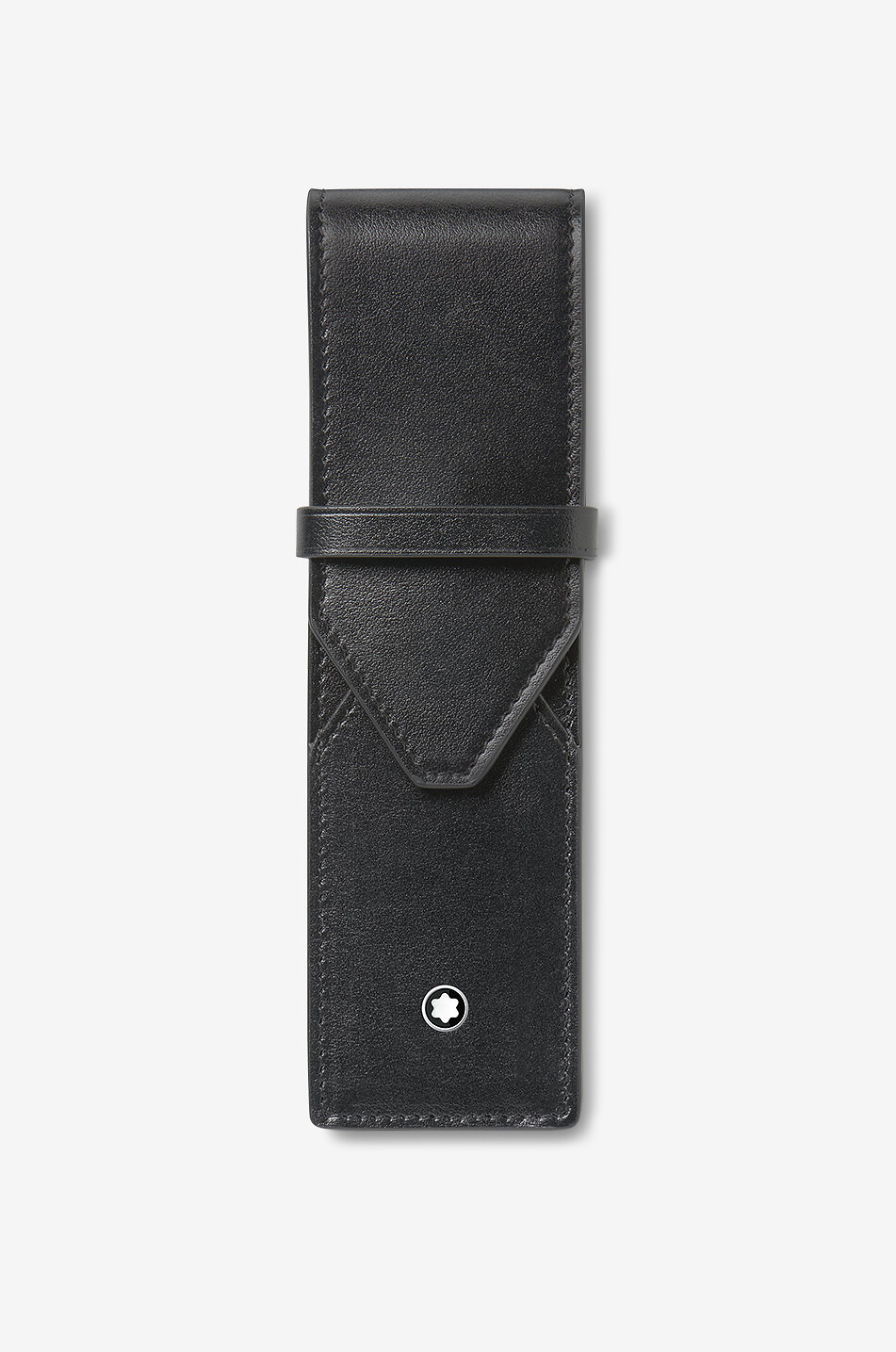 MONTBLANC Lederetui für zwei Schreibinstrumente Meisterstück Herren SCHWARZ 1