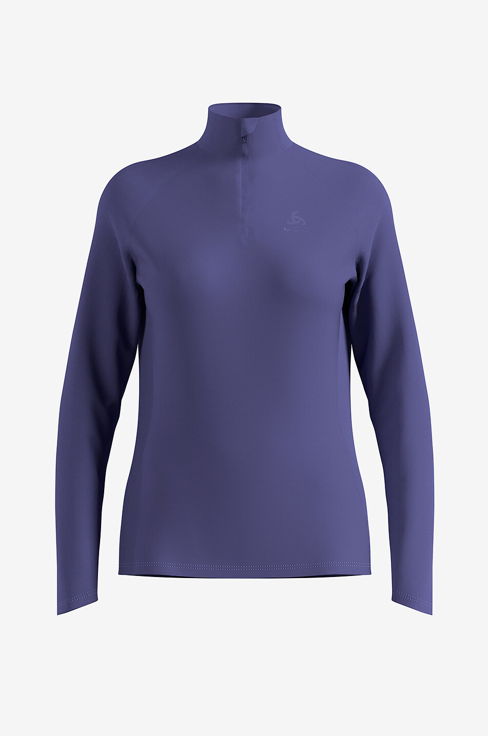 ODLO First Layer mit Stehkragen und Reissverschluss Essentials Ceramiwarm Damen BLAU 1