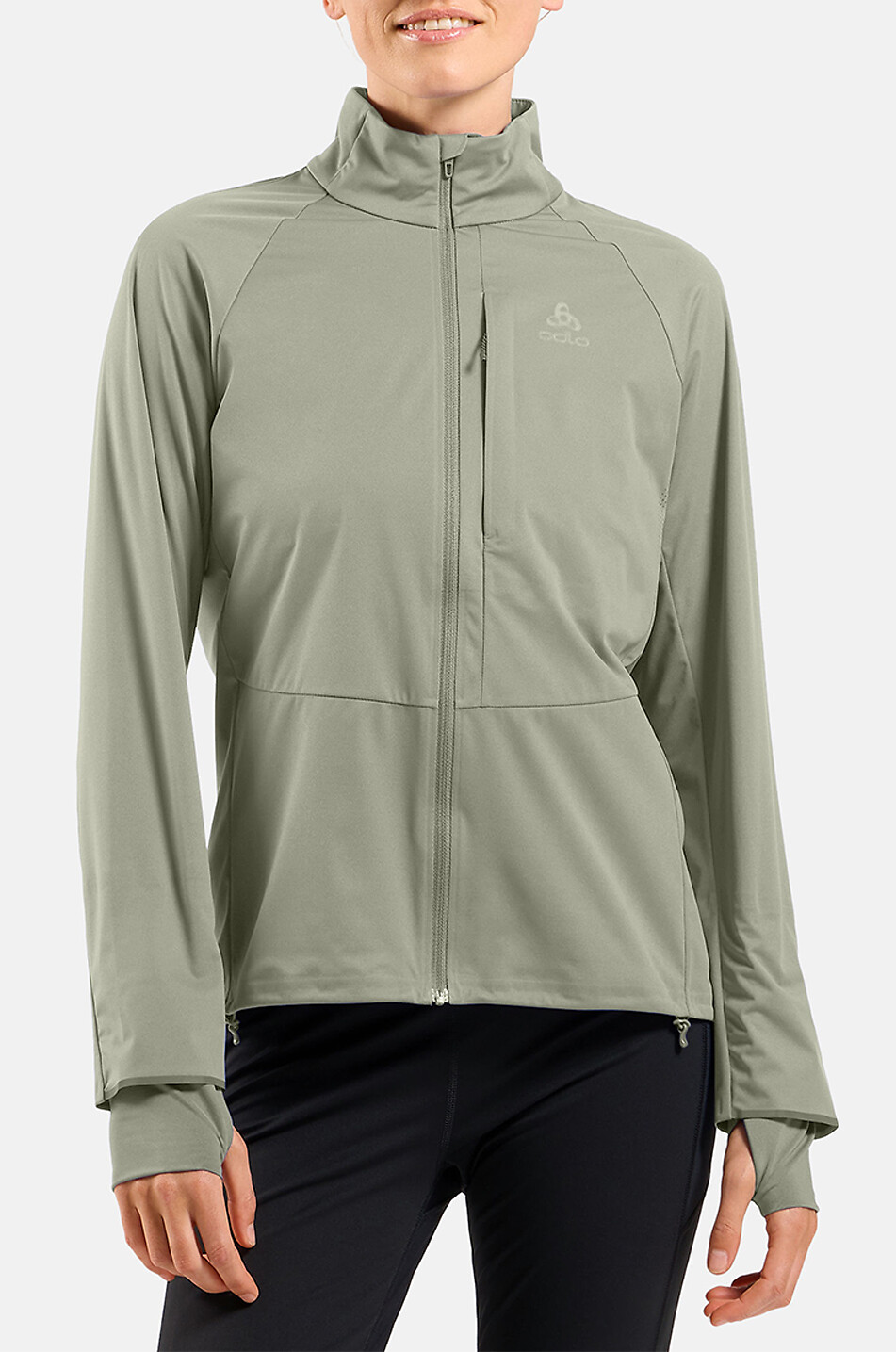 ODLO Runningjacke mit Stehkragen Zeroweight Pro Warm 2.0 Damen GRAU 3