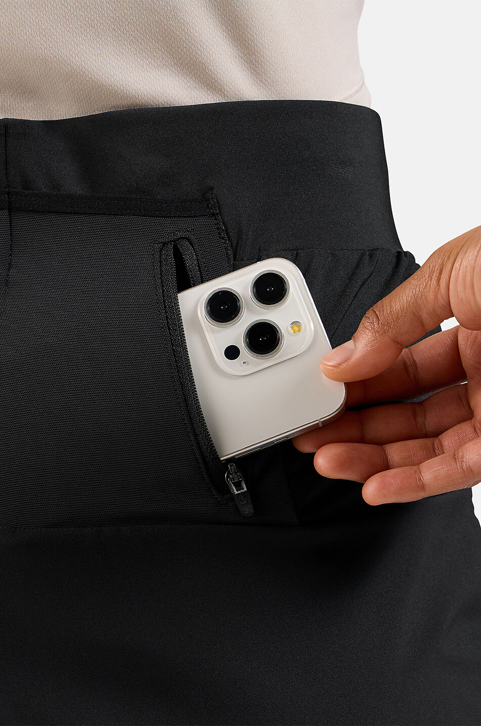 ODLO Zeroweight Warm thermal running tights Women BLACK 5